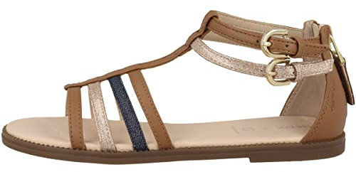 Geox J Sandal Karly Girl, Cognac Avio, 33 EU
