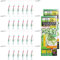 4 Sea Fishing Rigs with Luminous Beads - Mackerel Fishing Lures with High Carbon Steel Hooks for Cod, Herring, Bass