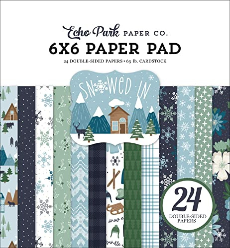 Echo Park Double-Sided Paper Pad 6X6 24/Pkg-Snowed In