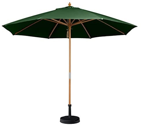 Harbour Lifestyle Kratos 3m Wooden Parasol in Green