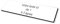 Namensschild mit Gravur, selbstklebend, 10 x 2,5 cm, Standard personalisierbar – 1 bis 3 Zeilen ohne Aufpreis, weiß, schwarze Schrift