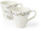 Portmeirion Sophie Conran Lavandula Coffee Mug, Set of 2 Porcelain Coffee Mugs, Lavender Branch Flower Design, Hot Drink, Tea Cup with Handle, Dishwasher and Microwave Safe (340 ml