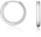 Limerencia G23 reines Titanhypoallergen Huggie Hoop Ohrringe für Frauen Mädchen sensible Ohren (12 Millimeters, Silver)