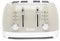 Haden Bristol Putty 4 Slice Toaster - Temperature Control, Easy To Clean, Efficient & Safe, Coated Stainless Steel Housing - For All Toast Preferences, Defrost, Reheat, and Cancel Functions
