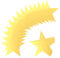 40 Stück Sternausschnitten Papiersterne 15cm Papiersterne Zum Aufhängen Papierstern Papier Goldene Pappsterne Glitzer Papierausschnitte Sternform Glitzer Sternausschnitte Glitzernde Stern Ausschnitte