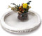 Round Decorative Tray, 30cm White Wooden Trays for Coffee Table Kitchen Table Decor Candle Plates and Trays Round Serving Tray Home Decor Living Room Accessories