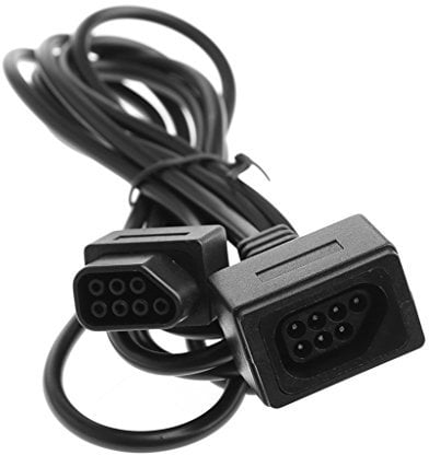 TENCOCO 1.8M/ Extension Cable Cord For S Lead Game Controller Black