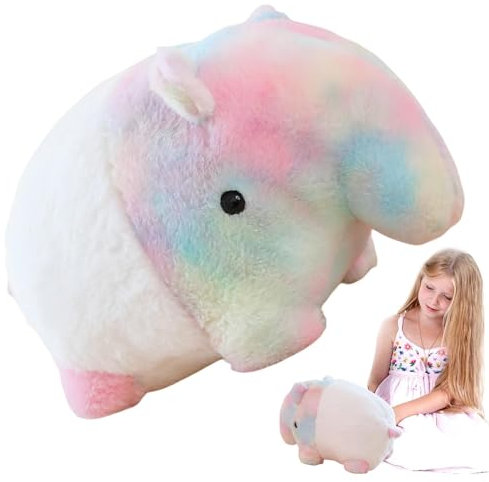 Kuscheltiere für Mädchen,Plüschtiere - Traumfressendes Tapir-Stofftier | Niedliche Stoffpuppen, weiches Tierplüschtier, Bezauberndes Dekokissen für Mädchen und, und Autodekoration