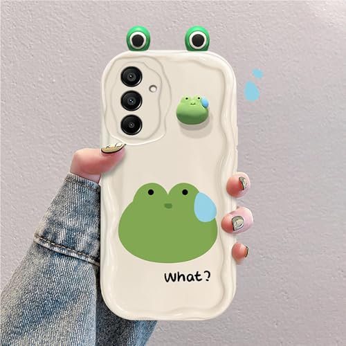 3D Cartoon Hülle Kompatibel mit Samsung Galaxy A14 4G 5G Süßes Stoßfestes und Stylisches Silikon Cover