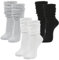 3 Paar Stulpensocken Damen Stiefelsocken Damen Stulpen Socken Kniestrümpfe Lange Socken Weiche und Bequeme Stricksocken Damen Slouch Socken Modische Warme Stulpensocken Damen(Schwarz/Grau/Weiß)