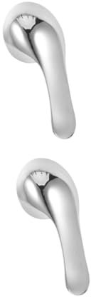 Angoily 2 Pezzi Maniglia Universale Per Doccia Calda E Miscelatore Maniglia A Leva in Metallo Installazione Comoda 12 Mm