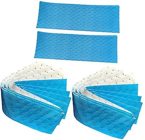 Angoily 10pcs Blue Range Hood Absorbing Paper 10cmx90cmx3mm Thick Oil Filter Pads Universal Cooker Hood Grease Filter Kitchen Extractor Fan Accessories