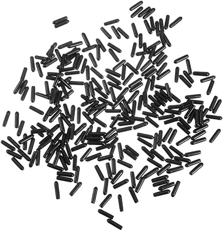 MUCKLILY 250stücke Gummi-endkappen Schlauchspitze Rohrkappen Runde Endkappe Schraubgewindeschutz
