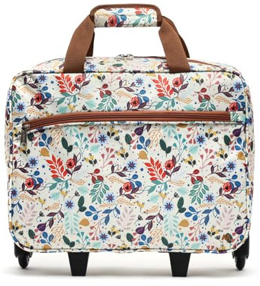 MISAKO Azier maletín con ruedas estampado Mujer - Azier Multicolor 32x42x15 cm
