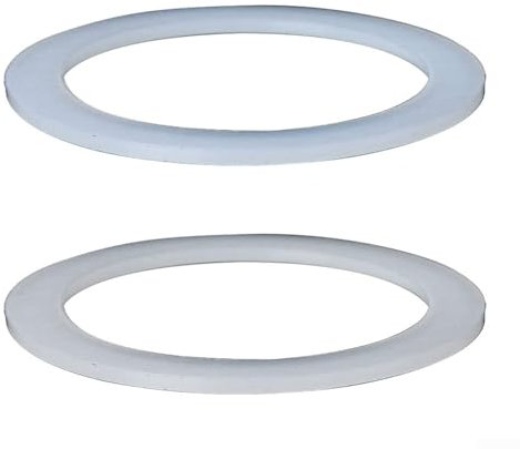 Silikon-Dichtungsringe für Espresso-Töpfe, 2 Stück, Zubehör für perfekten Espresso (4 Tassen Innendurchmesser 4,9 cm, Außendurchmesser 6,2 cm)