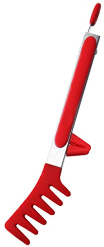Holibanna Pinzas De Silicona Para Alimentos Pinzas Para Pasta Tenedor Para Espaguetis Soporte Giratorio Para Servir Espaguetis Pinza Para Cocinar Pinza Para Pasta Pinza Para