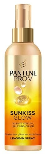 Pantene Pro-V Sunkiss Glow Haarspray 200ml, Schützt vor UVA, UVB, Salz und Chlor, Leichtes, Nährendes und Entwirrendes Spray für Starkes und Glänzendes Haar