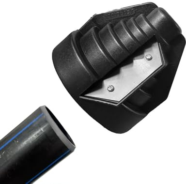 Galenecx Rohrentgrater, Kunststoffrohr-Fasenwerkzeug, PE Rohr Entgrater | Handentgrater, Hochleistungs Rohrfräserrohr, für 20, 25, 32, 40, 50 und 63mm Kunststoffrohre