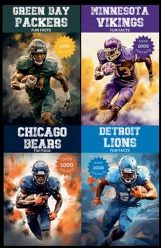 NFL Fun Facts - NFC North Bundle - 4000+ Fun Facts (Trivia Ape NFL Team, Band 100)