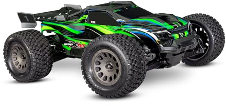 TRAXXAS MINI-XRT 3S-Power 4x4 grün 1/16 Monster-Truck RTR Brushless, HD-Teile, mit 2S Lipo/Lader