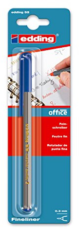 Fineliner 55 0,3mm blau
