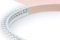 20 mètres | Coulisses d'angle PVC 90° pour construction sèche | Effector | Coin F18
