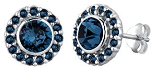 Elli Ohrringe Damen Royal mit Kristalle in 925 Sterling Silber