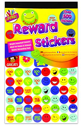 ART BOX900 X Reward Star Stickers Silver Gold Bronze