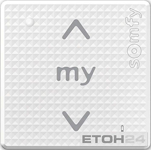 Somfy 1 IN RTS 1-Channel Radio Wall Transmitter, Pure Shine 1810873