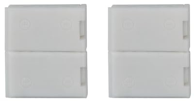 Paulmann 70489 YourLED ECO Clip-to-Clip Connector for LED Strip 2-Pack Strip Accessory White Plastic for reconnecting Cut ECO Strips