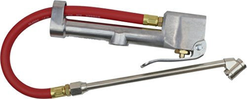 EPAUTO Commercial Grade Dual Head Tire Inflator Gauge with Air Hose