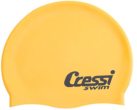 Cressi XDF220210 - Gorro de Baño Infantil, Amarillo, talla única