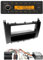 Einbauset : Continental TR7412UB-OR - Autoradio mit BT USB MP3 + 2-DIN Radioblende + Fach + CAN-Bus Adapter Antennenadapter Fakra -> DIN für Mercedes C-Klasse (CL203 Facelift) 04/2004-04/2008