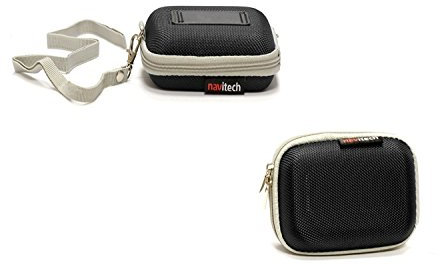 Navitech Black Hard Protective Earphone/Headphone Case Compatible with The Pioneer SE-CL722T-K Earphones