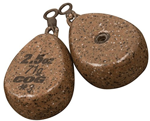 Korda COG Flat Lead 56g Karpfenblei, Aerodynamisches Distance Blei mit Centre of Gravity System, Inline Angelblei für Präzise Würfe und Sicheren Selbsthakeffekt