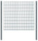 Doppelstabmattenzaun - Komplettset inkl. Pfosten und Montagematerial - Verschiedene Längen und Höhen – Grün oder Anthrazit (L 4 m | H 183 cm | Anthrazit)