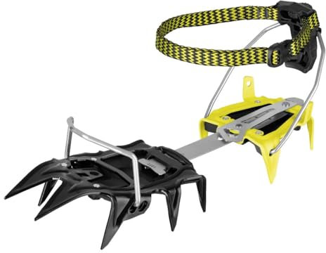 SALEWA Alpinist PRO Steigeisen, Schwarz/Gelb (Mehrfarbig), Einheitsgröße