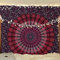 Bless International Indischer Hippie Bohemian Psychedelic Peacock Mandala Wandbehang Bettwäsche Tapisserie (Purple Pink, Medium (137x60Inches)(137x152cms))