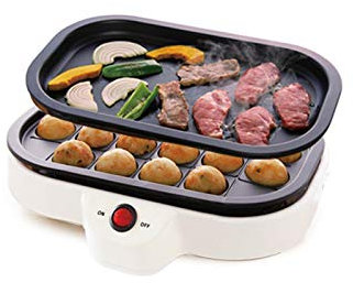 Appareil À Croque-Monsieur,Gaufrier , Petit Takoyaki Maker Bbq Grill , Mini Steak Poêle À Frire Plaques De Cuisson Machine Électrique À Boules De Poulpe 20 Trous 110 V 220 V