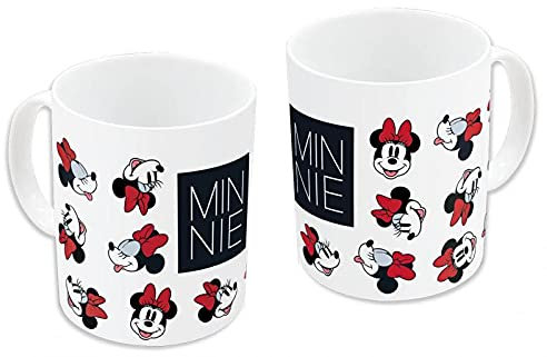Minnie Mouse funny Heads Tasse, Keramik, 325 ml