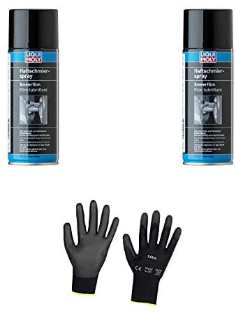 Iloda 2xOriginal Liqui Moly 400ml Haftschmierspray 4084 Schutzhandschuhe
