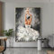 Dittelle Tanzende Tänzerin Ölgemälde auf Leinwand Tanzen Flamenco Wohnzimmer Wohnkultur Wandkunst Bild 80x120cm Rahmenlos