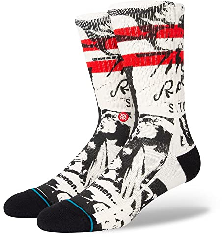 Stance X The Rolling Stones Damen und Herren Socken, Schwarz, Schwarz, One size