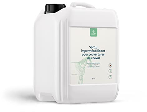 eco:fy Spray d'imprégnation pour Couvertures de Cheval Imperméabilisant Imperméabilisant Scellement Contre l'humidité et la saleté Respirant (10 l)