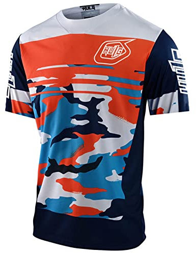 Herren Mountainbike MTB Top Kurzarm Atmungsaktiv Bequem Weich Feuchtigkeitstransport Radtrikot?Kurzarmtrikot Für MTB Rennrad/Multisport/Fitness (Style-2,4XL)