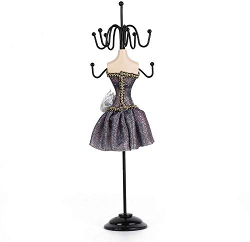 HURRISE Porte-bijoux Robe Présentoir à Bijoux Présentoir Cadre Bracelet Bague Présentoir Suspendu Organiser Robe de Table Suspendue pour Support à Bijoux Colliers, Montres[01]