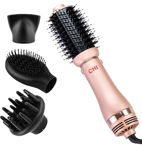 CHI Volumizer 4-in-1 Blowout Brush, Rose Gold