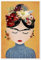Frida Kahlo mit Blumenkranz Poster von treechild 40 x 60 cm Wandbilder Wanddeko