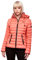 Navahoo Damen Steppjacke XS-XXL leichte Übergangsjacke mit abnehmbarer Kapuze, wasserabweisend, taillierter Schnitt B650 (S,Rosa-Coral)