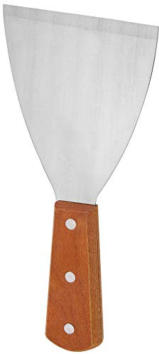 Dioche Spatule à steak de bœuf Outil de cuisson de tourneur de spatule de bifteck de gril de barbecue résistant à la chaleur antiadhésive d'acier inoxydable